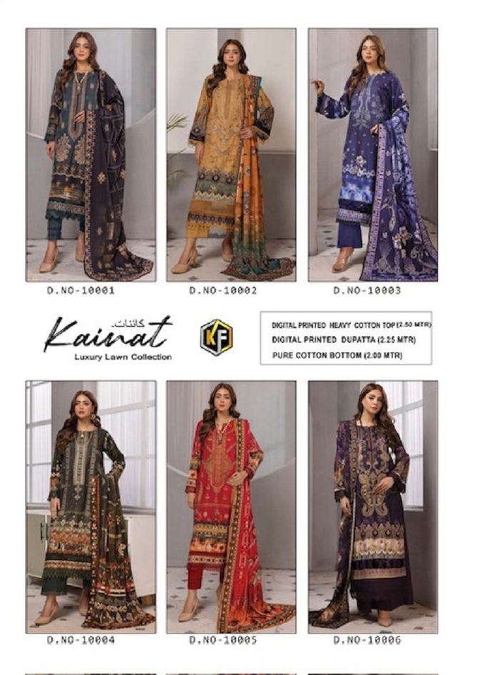 Kainnat Vol 10 By Keval Lawn Cotton Pakistani Dress Material Wholesale Online